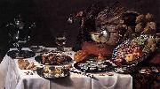 Pieter Claesz Still Life with Turkey Pie oil on canvas
